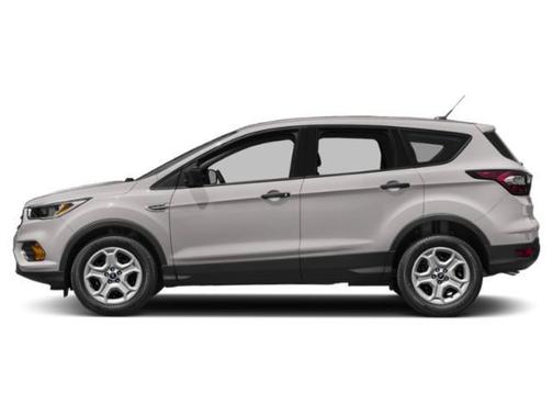 White Platinum Metallic Tri-Coat 2019 Ford Escape Titanium