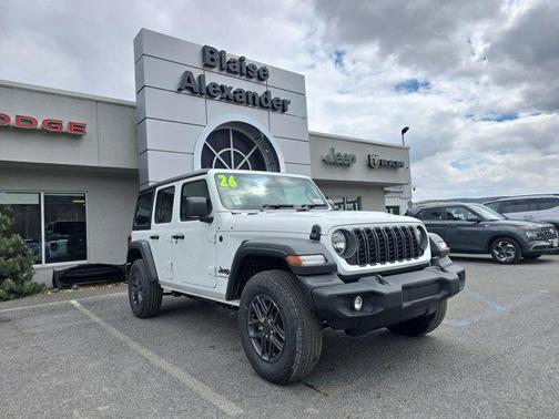 bright white clearcoat 2026 Jeep Wrangler Sport