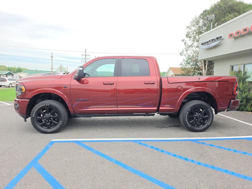 Delmonico Red Pearlcoat 2024 RAM 2500 Limited Crew Cab 4x4 6'4' Box