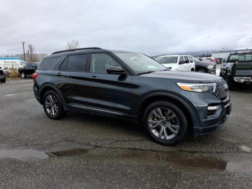 Blue Metallic 2022 Ford Explorer XLT