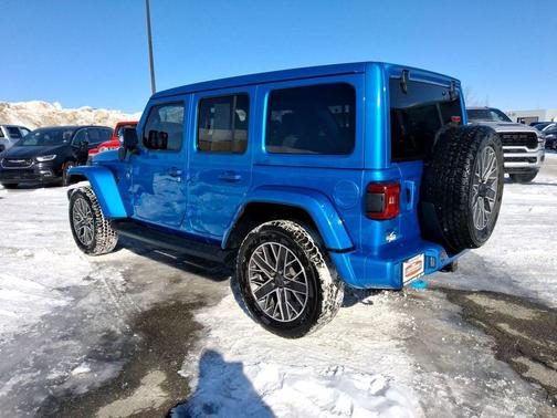 Hydro Blue Pearl 2022 Jeep Wrangler Unlimited 4xe Sahara