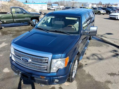 Blue 2009 Ford F-150 SuperCrew