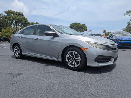 Lunar Silver Metallic 2017 Honda Civic LX
