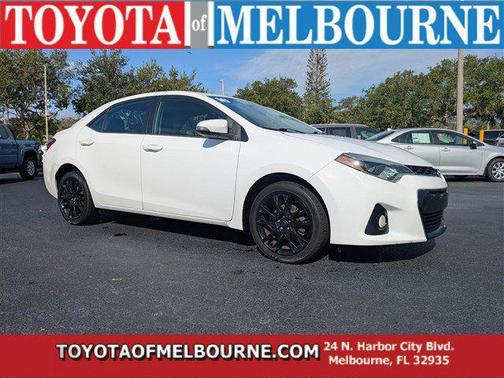 Super White 2016 Toyota Corolla S w/Special Edition Pkg