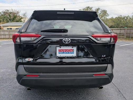 Midnight Black Metallic 2025 Toyota RAV4 LE