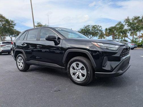 Midnight Black Metallic 2025 Toyota RAV4 LE