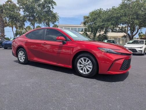 Supersonic Red 2026 Toyota Camry LE