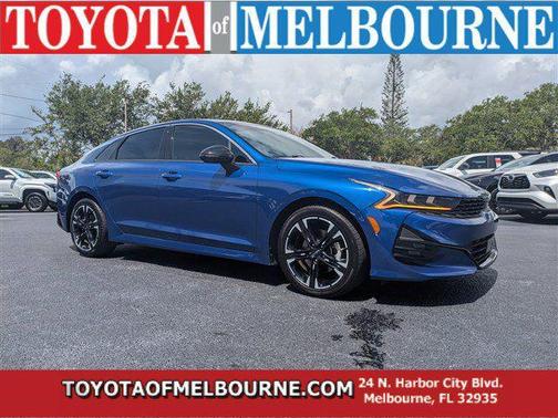 Sapphire Blue 2023 Kia K5 GT-Line