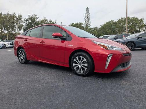 Supersonic Red 2020 Toyota Prius XLE