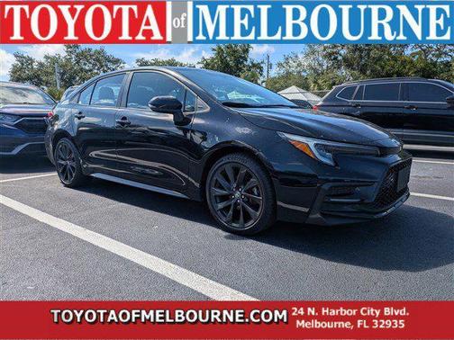 Midnight Black Metallic 2024 Toyota Corolla SE
