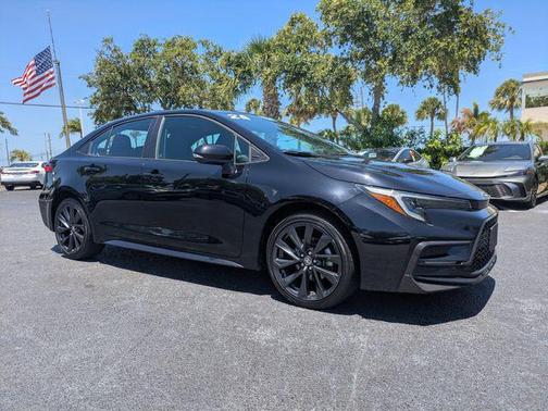 Midnight Black Metallic 2024 Toyota Corolla SE
