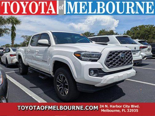 Super White 2021 Toyota Tacoma TRD Sport