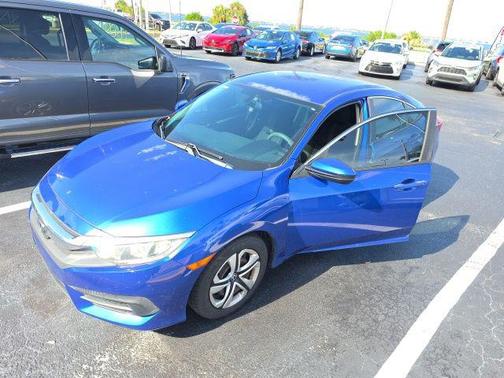 Aegean Blue Metallic 2016 Honda Civic LX