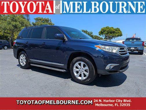 Nautical Blue Metallic 2012 Toyota Highlander SE