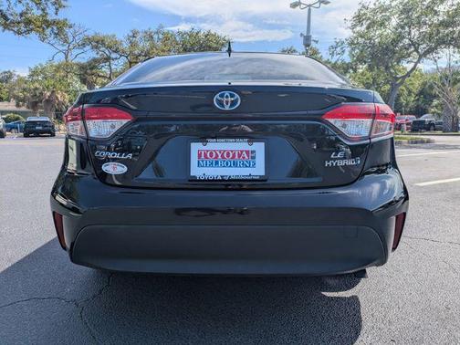 Midnight Black Metallic 2024 Toyota Corolla Hybrid SE