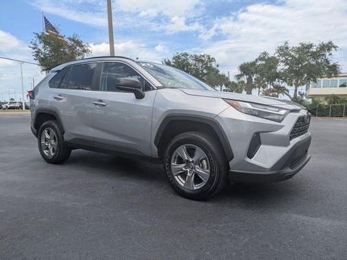 Silver Sky 2025 Toyota RAV4 Hybrid LE