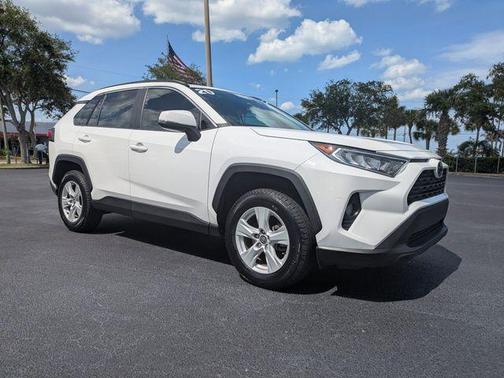Super White 2020 Toyota RAV4 XLE