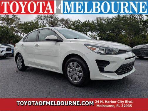 Clear White 2022 Kia Rio S