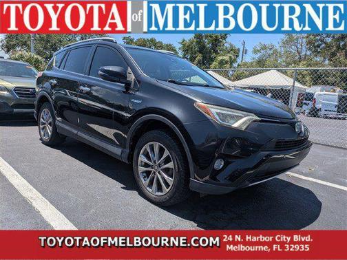 Black Sand Pearl 2016 Toyota RAV4 Hybrid Limited