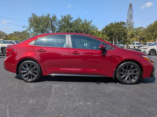 Ruby Flare Pearl 2026 Toyota Corolla SE