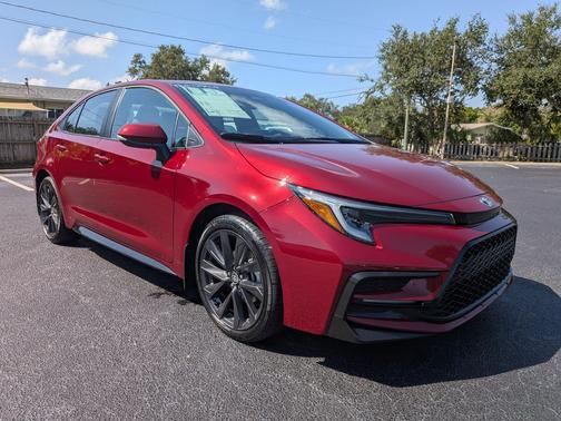 Ruby Flare Pearl 2026 Toyota Corolla SE