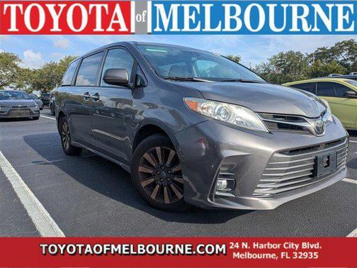 Predawn Gray Mica 2018 Toyota Sienna XLE