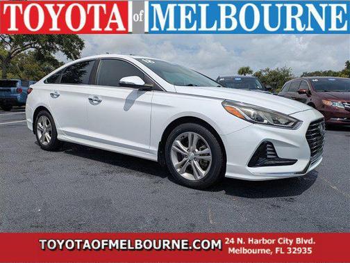 Quartz White Pearl 2018 Hyundai SONATA SEL