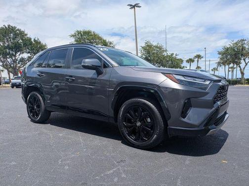 Magnetic Gray Metallic 2023 Toyota RAV4 Hybrid SE