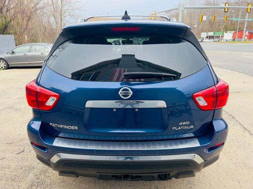 Caspian Blue 2017 Nissan Pathfinder Platinum