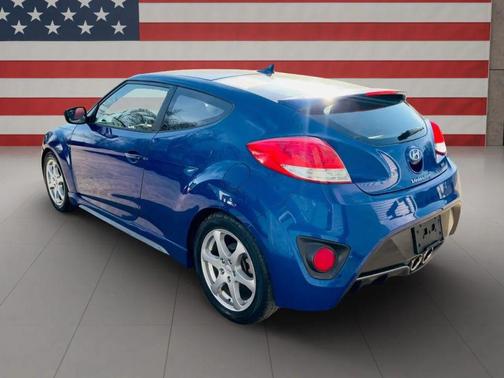 Marathon Blue Pearl 2014 Hyundai Veloster Turbo R-Spec