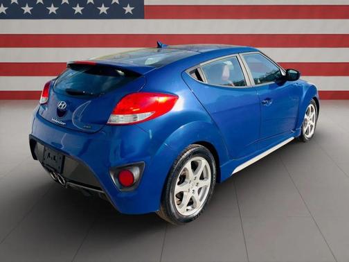 Marathon Blue Pearl 2014 Hyundai Veloster Turbo R-Spec