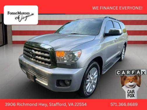 Silver 2008 Toyota Sequoia Platinum