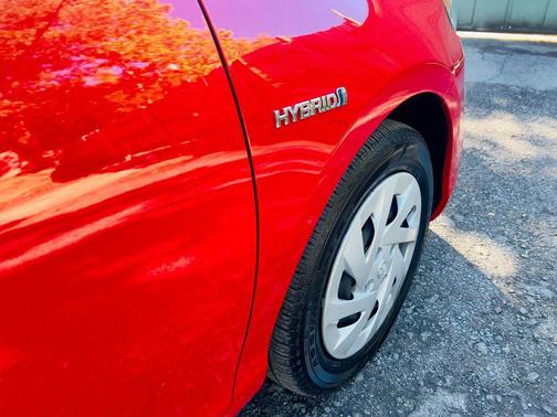 Absolutely Red 2016 Toyota Prius c One