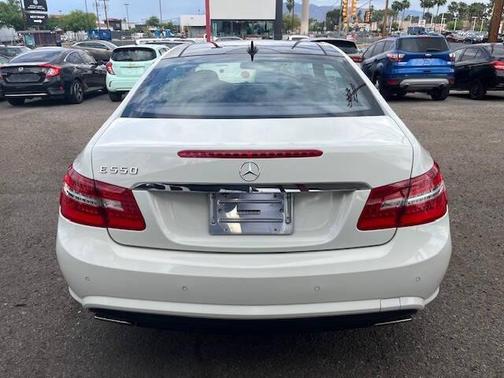 White 2010 Mercedes-Benz E-Class E 550 2dr Coupe