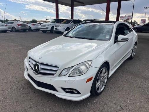 White 2010 Mercedes-Benz E-Class E 550 2dr Coupe