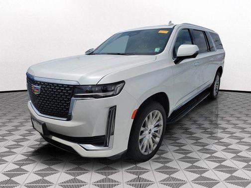 Crystal White Tricoat 2024 Cadillac Escalade ESV Premium Luxury