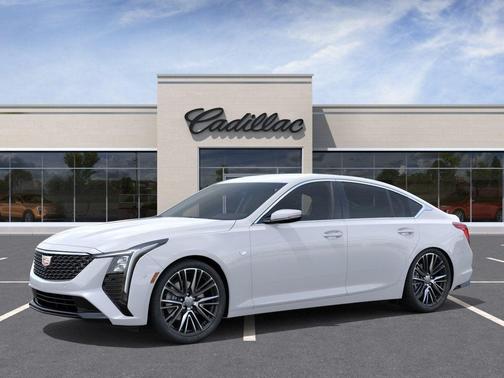 Vibrant White Tricoat 2026 Cadillac CT5 Premium Luxury