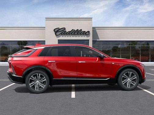 Radiant Red Tintcoat 2025 Cadillac LYRIQ Luxury