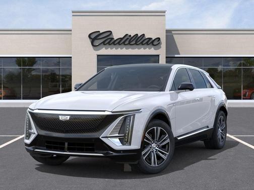 Vibrant White Tricoat 2026 Cadillac LYRIQ Luxury