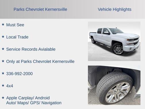 2018 Chevrolet Silverado 1500 2LT