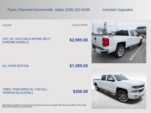2018 Chevrolet Silverado 1500 2LT