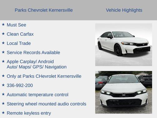 Platinum White Pearl 2026 Honda Civic Sport