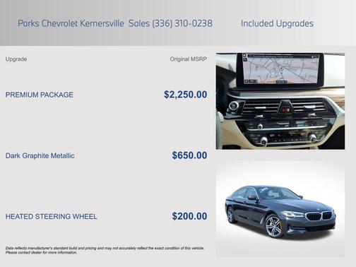 Dark Graphite Metallic 2023 BMW 530 i xDrive