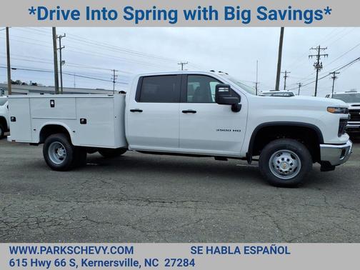 Summit White 2026 Chevrolet Silverado 3500 WT