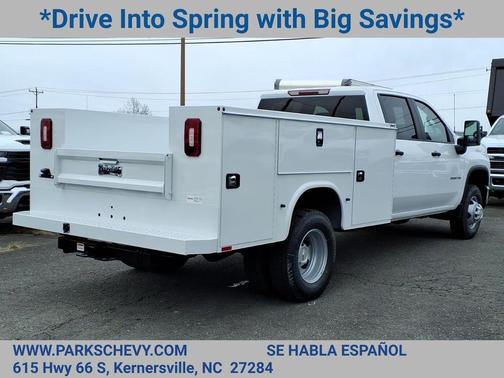 Summit White 2026 Chevrolet Silverado 3500 WT
