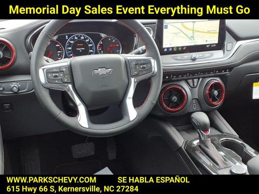 Black 2026 Chevrolet Blazer RS