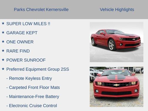 Victory Red 2010 Chevrolet Camaro 2SS