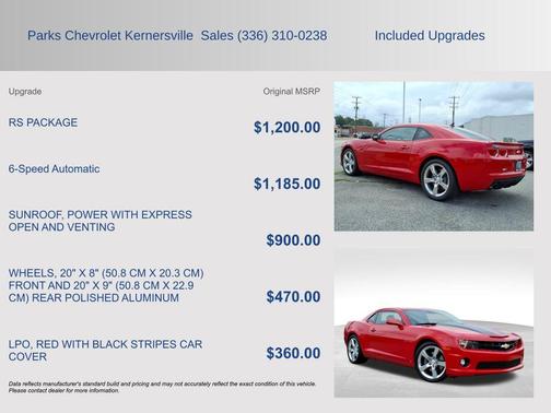 Victory Red 2010 Chevrolet Camaro 2SS