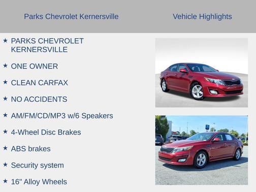 Remington Red Metallic 2014 Kia Optima LX
