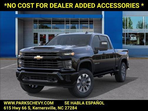 Black 2026 Chevrolet Silverado 2500 Custom